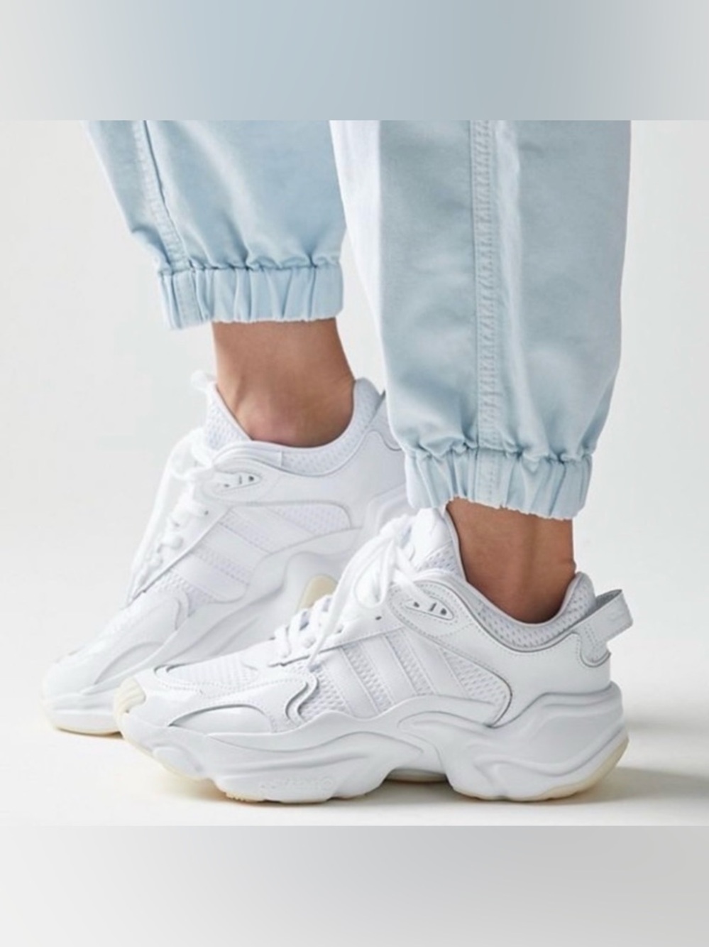Adidas Magmur Runner white sneakers Size 10